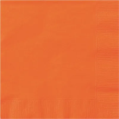 Produktbild von Servietten Uni 25x25cm/20St. Orange