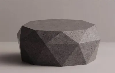 Produktbild von Casa Padrino Luxus Beton Couchtisch Anthrazit 86 cm - Wohnzimmer & Garten Möbel