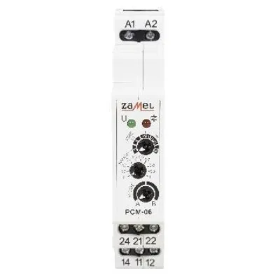 Image de Relais temporisé 12-240V AC/DC, PCM-06/U, exta Zamel
