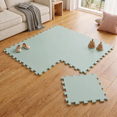 Produktbild von 9 Teile Spielmatte Baby Puzzlematte - 30x30 Krabbelmatte Bodenmatte Kinderzimmer, KI-generiertes Bild