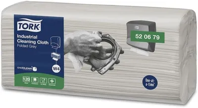 Produktbild von Tork - Reinigungstuch Industrie W4 GRAY 520679 | Kasten Sie einen 4 -Anzug