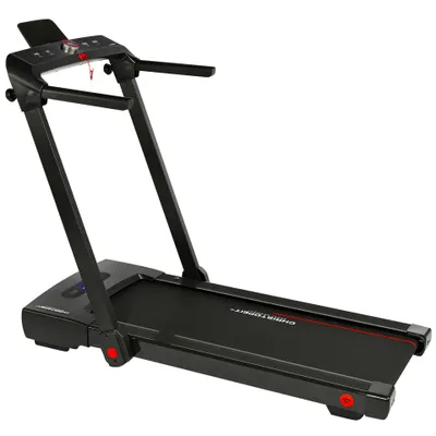 Produktbild von Christopeit 2-in-1 Laufband – Walking Pad & Laufmaschine, 110x40 cm Lauffläche, Kinomap & Fithome Kompatibel, LED Smart Control, Bluetooth Lautsprecher, Platzsparend für Zuhause & Büro