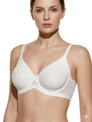 Produktbild von Selene BH Frida mit Bügel ungepolstert glatt Elfenbein 80C
