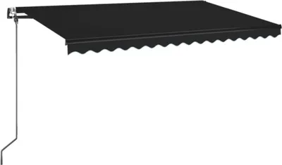 Image de vidaXL Store automatique rétractable 450x350 cm Anthracite