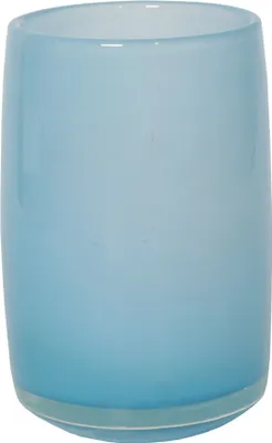 Produktbild von Glasvase Zylinder 20 cm blau