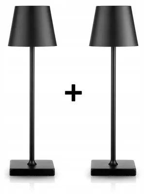 Produktbild von Interlook LED Tischleuchte Akku Schwarz 3 Lichtfarben