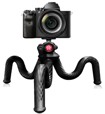 Productafbeelding van Flexibel statief voor smartphone en camera met 360° draaibare kogelkop