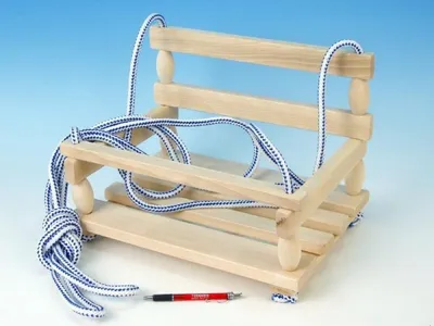 Produktbild von Houpačka dřevo přírodní 38x30cm nosnost 80kg