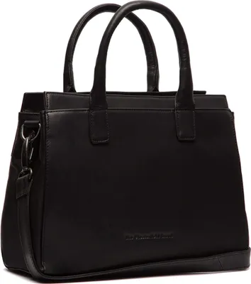 Produktbild von The Chesterfield Brand Leder Handtasche Schultertasche Garda Shoulderbag Black schwarz