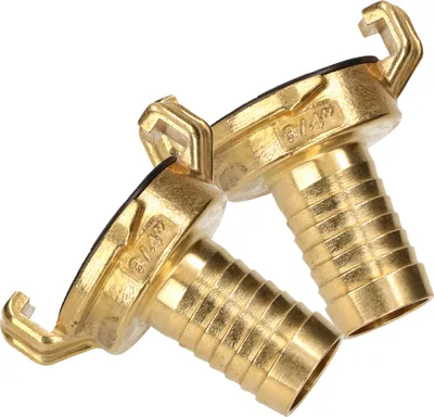 Productafbeelding van KOTARBAU® Set van 2 snelkoppeling 3/4" systeem Geka met diameter 19 mm voor tuinslang