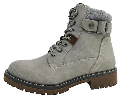 Productafbeelding van Jane Klain Damenschuhe Stiefeletten Schnürer Stiefel Grau Freizeit