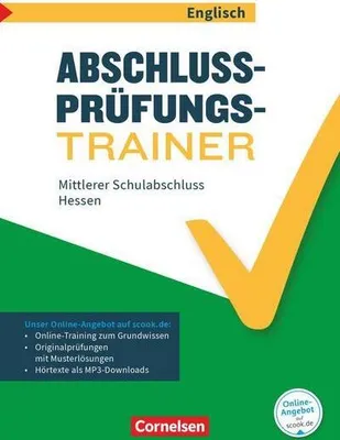 Obrázok produktu pre Abschlussprüfungstrainer Englisch 10. Schuljahr - Hessen - Mittlerer Schulabschluss