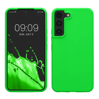 Produktbild von kwmobile Schutzhülle kompatibel mit Samsung S22 Hülle - Silikon Case Handyhülle S22 - Handyhülle Samsung S22 weiche Oberfläche - kabelloses Laden -