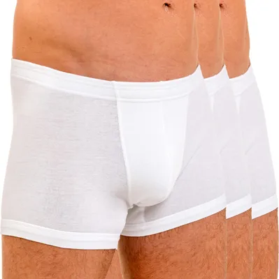 Produktbild von HERMKO 3901 3er Pack Herren Pant Pant aus 100% Baumwolle, Größe:D 7 = EU XL, Farbe:weiß