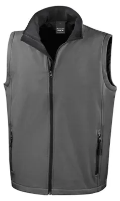 Produktbild von Result Core - Weste Zum Bedrucken für Herren FK3053 (4XL) (Holzkohle/Schwarz)