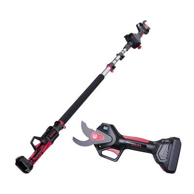 Produktbild von Akku Astschere 2-in-1 Set mit 2M Teleskopstange bis 40mm Schnittdurchmesser Kompatibel mit Makita 18V/20V (ohne Akku)