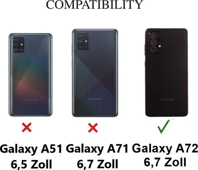 Produktbild von Hülle für Samsung Galaxy A72 Handyhülle Flip Case Cover Schutzhülle Etui Tasche Mandala