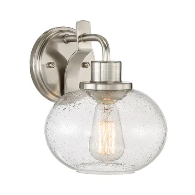 Produktbild von Elstead Trilogy Wandleuchte E27 Nickel gebürstet
