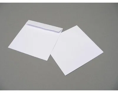 Produktbild von Briefumschläge 165x165mm 120g/qm haftklebend VE=100 Stück hochweiß