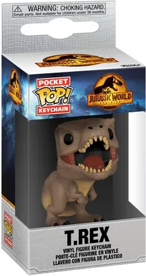 Produktbild von Jurassic World 3 POP! Vinyl Schlüsselanhänger 4 cm T-Rex Display (12)