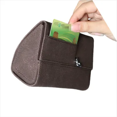 Produktbild von INF Multifunktionaler Auto Sonnenblenden Organizer - Kunstleder Brillenhalter Braun