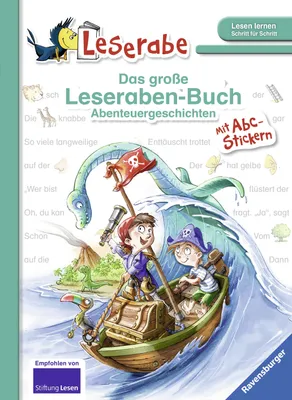 Produktbild von Das große Leseraben-Buch Abenteuergeschichten | Ingrid Uebe