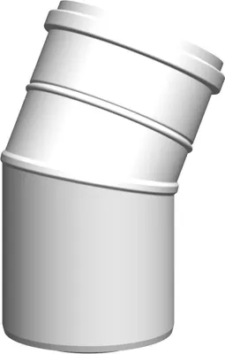 Produktbild von Atec Bogen PolyClassic 30Grad, konzentrisch, DN 80/125