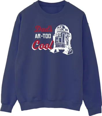 Produktbild von Star Wars - "Dads R2 Cool" Sweatshirt für Herren BI46097 (XL) (Marineblau)