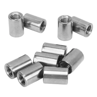 Image de Kit d'écrous de serrage,Ecrou de serrage rond,Ecrou de serrage femelle,Ecrou de serrage cylindrique,Ecrou de serrage avec filetage M10,Ecrou de serrage en acier inoxydable