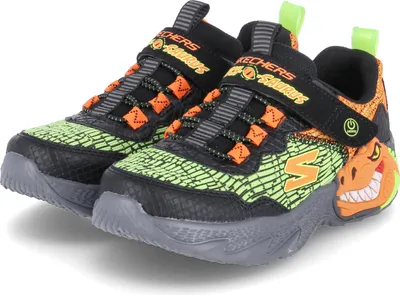 Produktbild von Skechers Low Sneaker DINO-LIGHTS Kinder Textil & Synthetik Schwarz Größe: 31