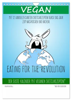 Produktbild von Vegankalender (Wandkalender 2027 DIN A4 hoch), CALVENDO Monatskalender