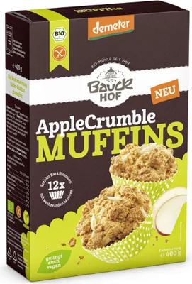 Produktbild von Bauckhof - Apple Crumble Muffins glutenfrei - 400g