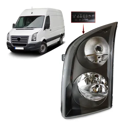 Immagine prodotto di Faro sinistro Crafter per VW Crafter 2006-2017 Omologato E con servomotore NUOVO