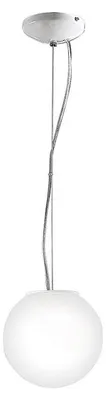 Immagine prodotto di Lampada a Sospensione Emily Rossini Group - Diametro 20cm, Vetro Soffiato Satinato Bianco, Attacco E27 IP20, Design Versatile e Raffinato
