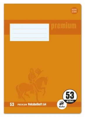 Produktbild von Staufen® 734010454 Staufen® Vokabelheft Premium Lineatur 53 liniert ohne Rand
