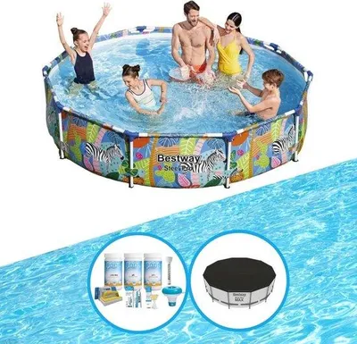 Produktbild von Bestway Pool Steel Pro - Poolpaket - 305x66 cm