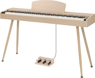 Produktbild von FCH E-Piano 88 Tasten Gewichtet Klavier,Elektro Klavier Digital E-Piano mit Ständer, Dreifach-pedal, USB-MIDI und Kopfhörer, Netzadapter