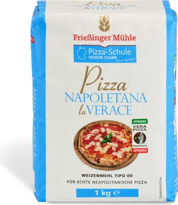 A bag of flour for making Neapolitan pizza.