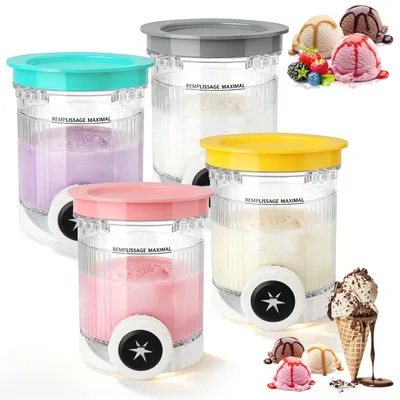 Image de 4 récipients pour NC701EU, bacs à glaçons de 480 ml