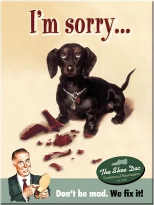 Produktbild von Nostalgic-Art - Magnet 6 x 8 cm - Animal Club - I'm Sorry…