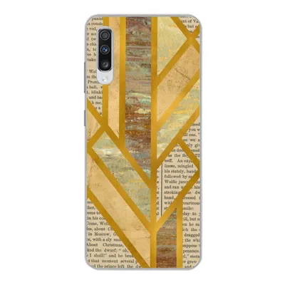 Produktbild von MuchoWow® Handyhülle Schutzhülle Hülle für Samsung Galaxy A70 Gold - Marmor - Vintage Silikon Softcase Handy Hülle - Schutzhaube