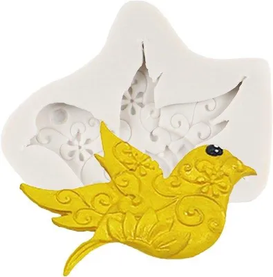 Image de Moules en silicone pour fondant de décoration - 3 pièces - Convient pour les gâteaux et les confiseries