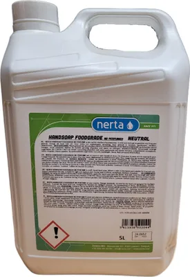 Zdjęcie produktu dla Mydło do mycia rąk nieperfumowane NERTA - 5 l