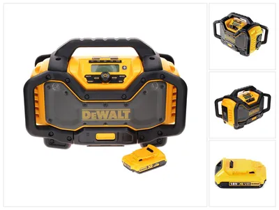 Produktbild von DeWalt DCR 027 N Akku Radio DAB+ 10,8-18,0 V + 1x Akku 2,0 Ah - ohne Ladegerät