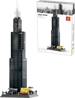 Produktbild von Wange 5228 – Willis Tower, 1235 Teile | Architekturbausatz Chicago, USA