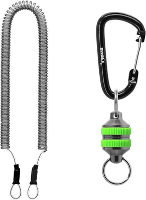 Obrázok produktu pre Magnetická pomôcka na rybolov – neodymový magnet Schepnet – Vliesvistool – silný magnet – ťahová sila 4,0 kg – zelený