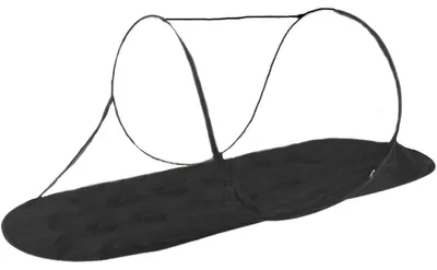 Immagine prodotto di INF Zanzariera Pieghevole Pop-Up a Barca - Tenda Letto Portatile con Pali in Fibra di Vetro, Rete in Nylon ad Alta Densità e Oxford 210D Impermeabile Nero