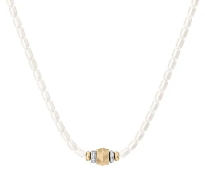 Produktbild von Fossil Halskette Damen Harlow Rondelles Edelstahl Gold-Ton JF04992998