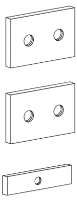 Imagen del producto de Montaje de soportes para carcasas (soportes para CPU) de Ergotron en rieles verticales de pared