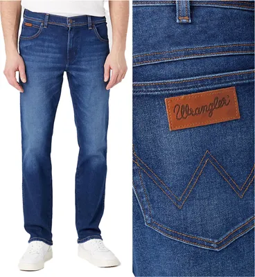 Obrázek produktu pro WRANGLER, pánské džíny, rovný střih, TEXAS, W31 L32, modré, džíny, baggy jeans, buggy